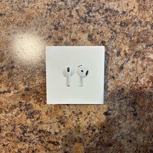 Apple AirPods 4. New. Never opened.